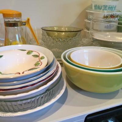 Vintage Bowls and Kitchen Items