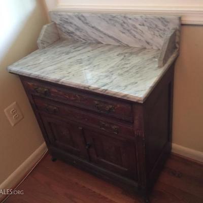 Vintage Marble Top Dresser