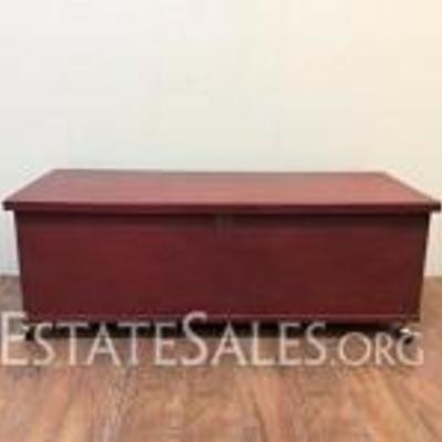 Wood And Cedar Lined Chest