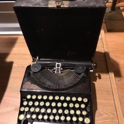 antique typewriter