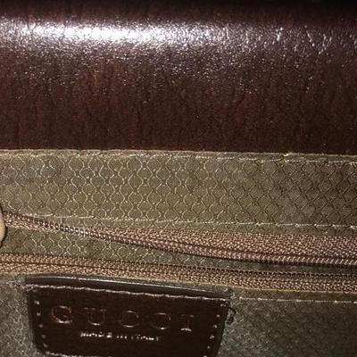 Gucci Brown Leather Briefcase