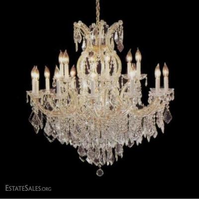 FREE SHIPPING IN U.S. FOR THIS AUSTRIAN STYLE CRYSTAL CHANDELIER