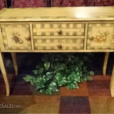 PULASKI PAINTED BUFFET (MATCHING ROUND DINING SET SOLD SEPARATELY)
