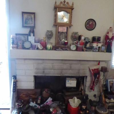 Mantle clock and collectibles