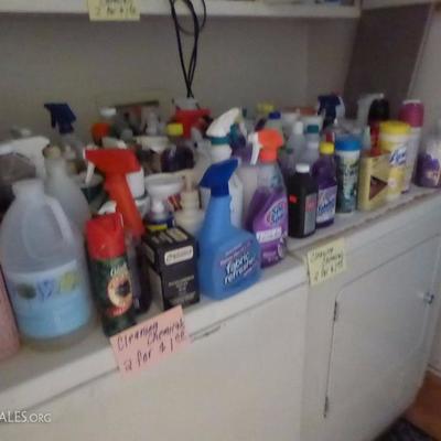 Cleaning chemicals 2 for $1