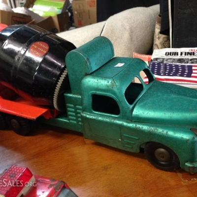 Old Structo Metal Cement Mixer Truck