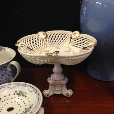 Reticulated Pedestal Bowl Spain