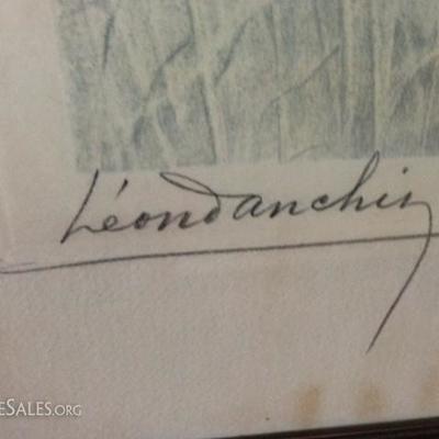 Signed Leon Danchin
