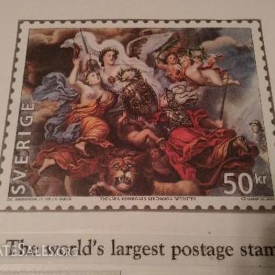 World's Largest Postage Stamp