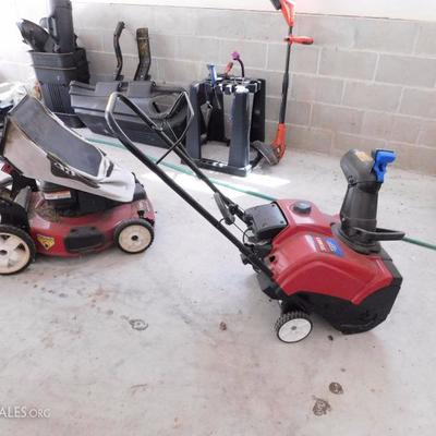 mower and snow blower