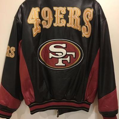 Leather 49ers Jacket
