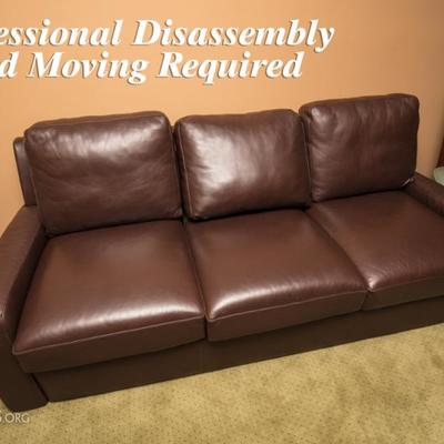 **Due to the location of this item and the fact that this is a 1920s house, the sofa MUST be professionally disassembled and moved. There...
