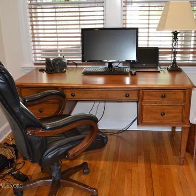 DMI desk with leather chair