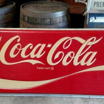 1 of 2 Fiberglass Coca-Cola Signs (good condition)