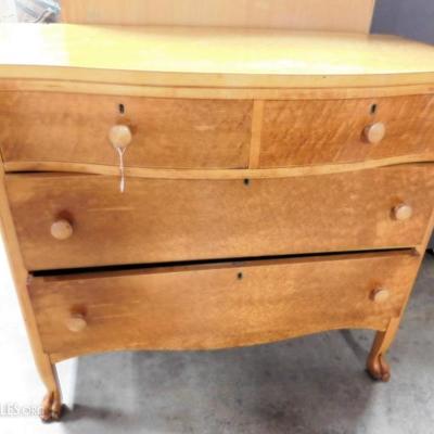 Oak Three drawer Dresser