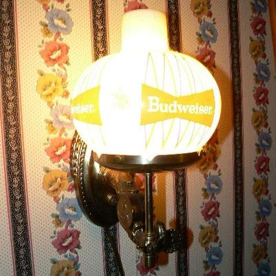 Vintage Budweiser light