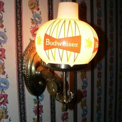 Vintage Budweiser light