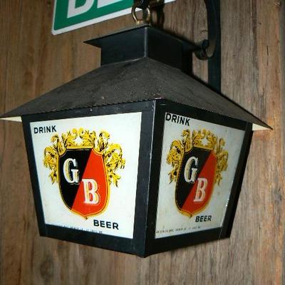 Vintage Griesedieck Brothers lantern light