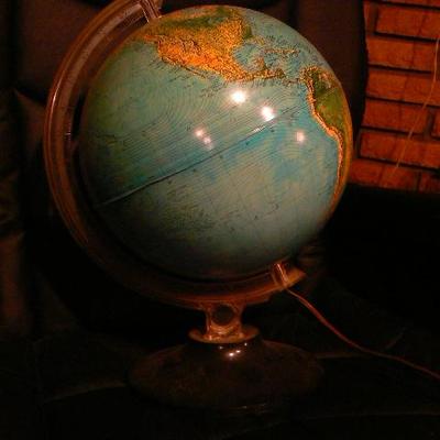 Lighted globe