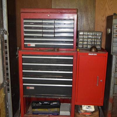 Sears Craftsman toolbox with side storage