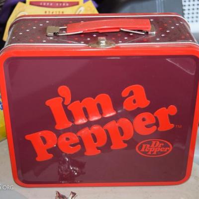 dr pepper metal lunchbox 