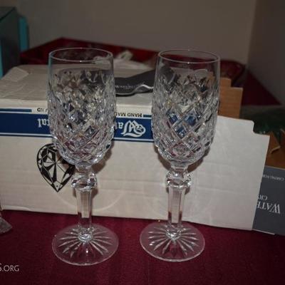 Waterford Crystal glasses with box 