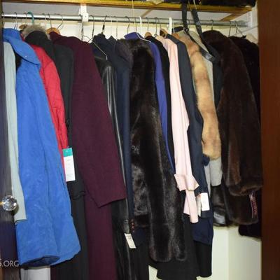womens coats and fur coats with tags 