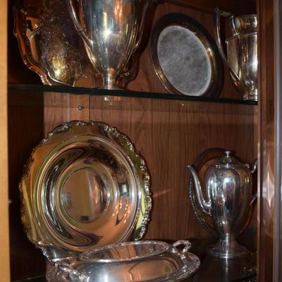silver-plated dishes 