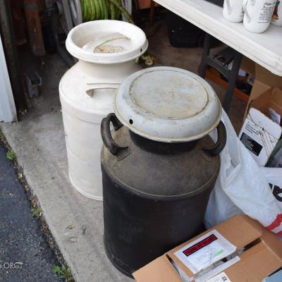 outdoor milk jugs 