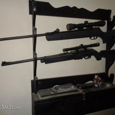 Crossman high impact Pellet Rifles w/ scopes.