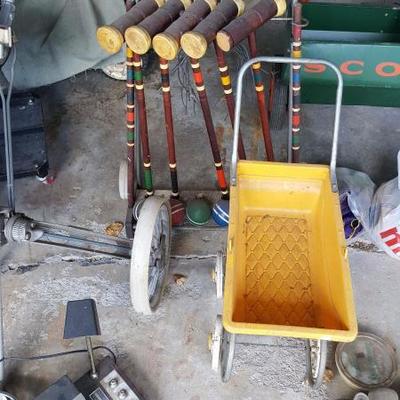 Vintage Croquet Set