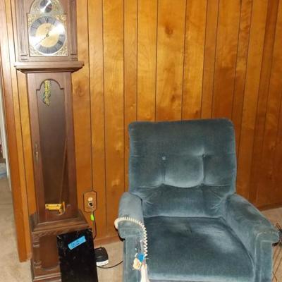 Lift chair, grandfather clock