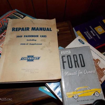 Many car/jeep repair books