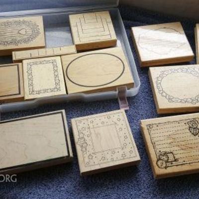 KCT034 Rubber Stamps Lot #6 - Frames and Borders
