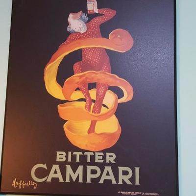 Bitter Campari poster art