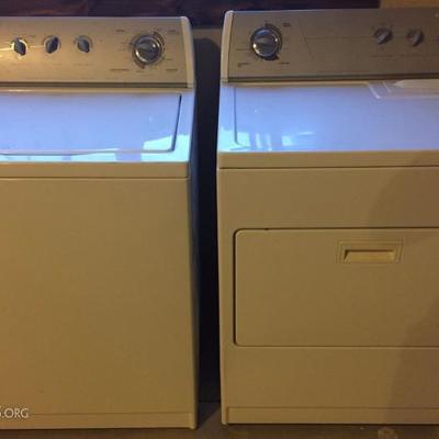 Whirlpool washer & electric dryer