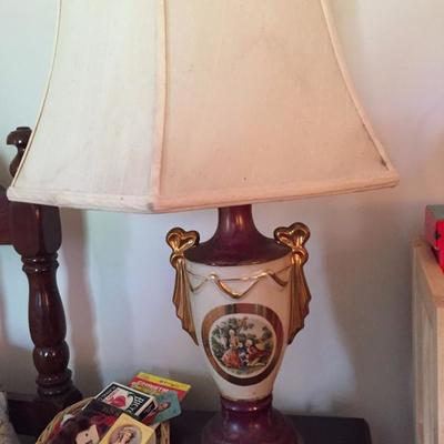 Vintage Lamp and Collectibles