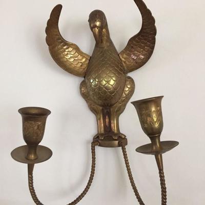 Brass Sconce candle holder