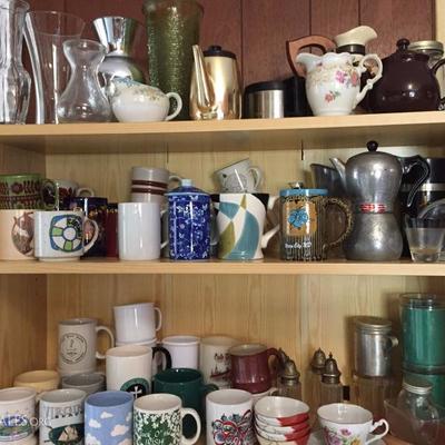 Large Selection of mugs
