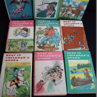 Best in Children's Books Lot:  includes 18 books in mint condition and wonderfully illustrated with dust jackets published by Nelson...