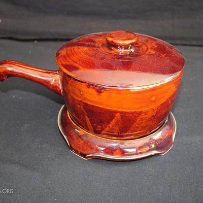 Covered Old Hickory Bean Pot:  Bean pot is 7
