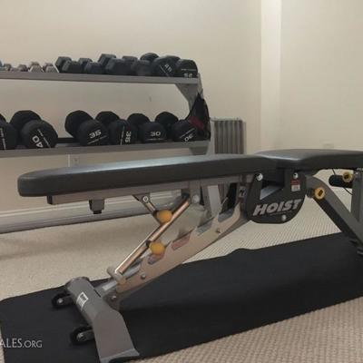Exercise Equipment, Free Weights, Weigh Bench
