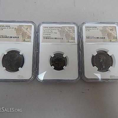 Graded Ancient Coin Lots