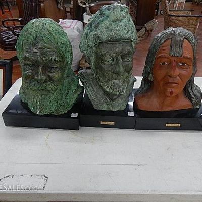 Doug Strutz Bust Sculptures