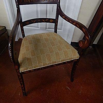 Period Inlays Arm Chair