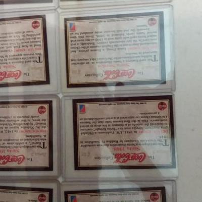 Lot of ten (10) 1994 Santa Coca Cola Trading Cards (Series 3)