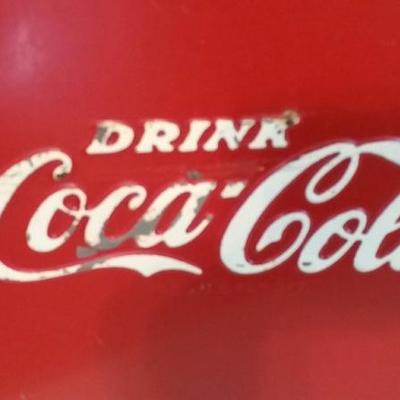 Drink Coca-Cola Red Vintgage Cooler.