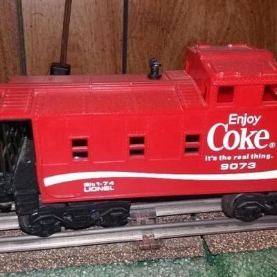 H Scale Coca-Cola train Enjoy Coke Engine, Fanta Car, Tab Car, Sprite Car, Caboose Enjoy Coke by Lio