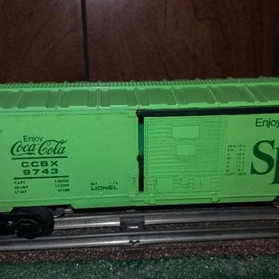 H Scale Coca-Cola train Enjoy Coke Engine, Fanta Car, Tab Car, Sprite Car, Caboose Enjoy Coke by Lio