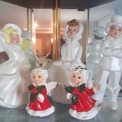 Holiday Figurines, Angels, Carolers